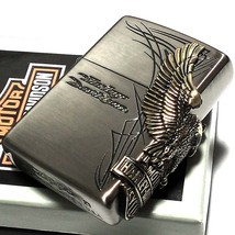 ZIPPO ライター ハーレーダビッドソン ジッポ イーグルメタル アンティークシルバー 両面加工 国内限定モデル 銀 鷲_画像5