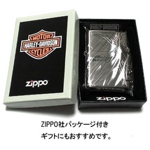 ZIPPO ライター ハーレーダビッドソン ジッポ イーグルメタル アンティークシルバー 両面加工 国内限定モデル 銀 鷲_画像8