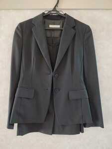 ENRICO COVERI エンリココベリ スーツ セットアップ 上下 ジャケット スカート 7AR ウール レディース ブラック　黒