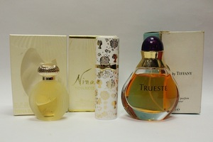 TIFFANY TRUESTE NINA RICCI2 point. perfume total 3 point 1001R15r