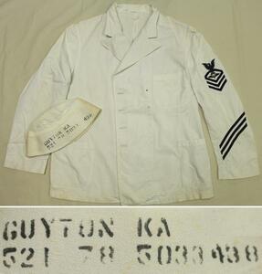 米軍　水兵服　上着・帽子　0911Q11r