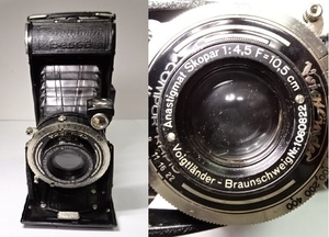 Voigtlander フォクトレンダー BESSA 4.5 F=10.5 cm 1119T9G