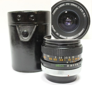 CANON FD 28mm 3.5　レンズ　1029Q5r