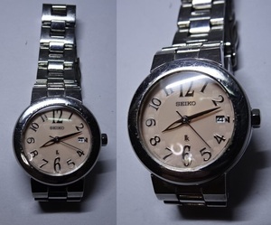 SEIKO ルキア 稼働品 クオーツ時計 617T7G