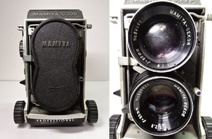 マミヤ MAMIYA C220 プロフェッショナル セコール 80mm 1:2.8二眼レフカメラ 1119T13G