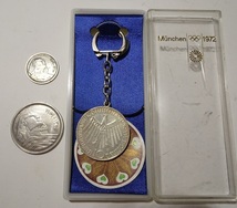 エジプト2枚とミュンヘンオリンピック銀貨 レターパックライト可 0624S4G_画像2