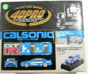  Tokyo Marui 1/40 R/C CAR SERIES 40PRO Calsonic Skyline radio control car Junk #0257 prompt decision #aa