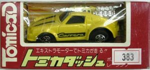 希少・昔の品 トミカ ダッシュ 1977 ポルシェターボ レーシング イエロー トミー トミカダッシュ 未使用 即決 #383