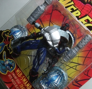 1997 MARVEL SPIDER MAN Человек-паук WEB-SWAMP SPIDEY фигурка * кукла нераспечатанный товар ma- bell TOY-BIZ Vintage 