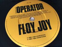 【UK VIRGIN 7inch】Floy Joy / Operator cw Mission 7inch EP UK VIRGIN VS744_画像5