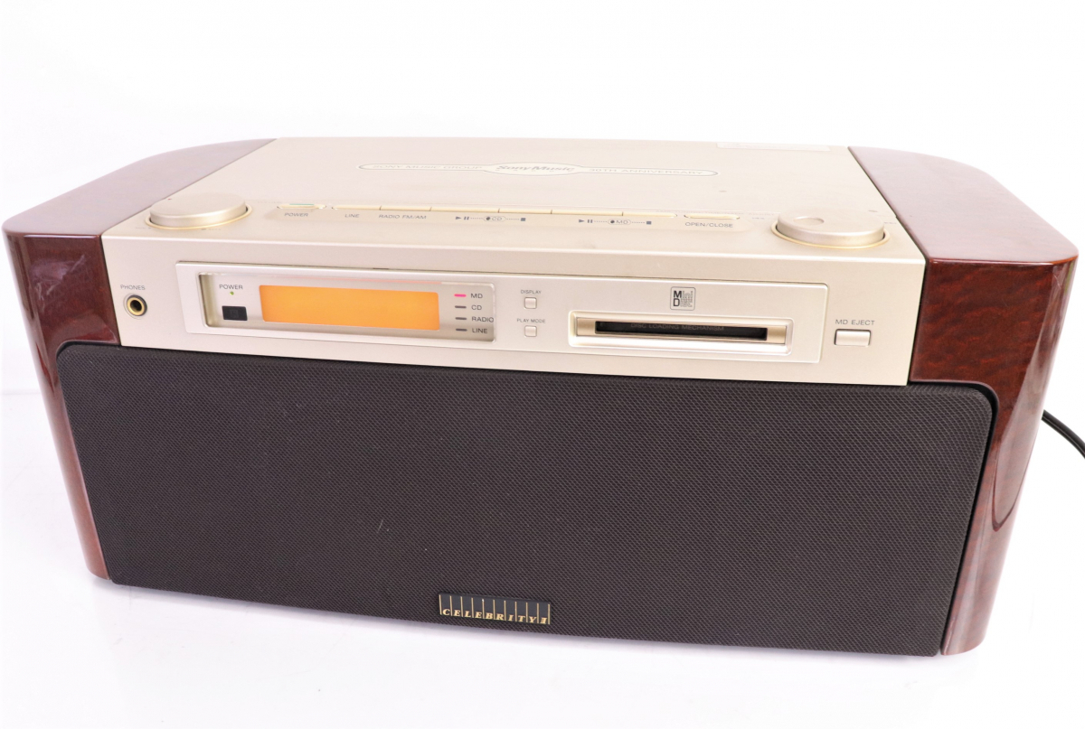 希少 黒入荷! セレブリティ ソニー ANNIVERSARY 30th MD-7000 STEREO
