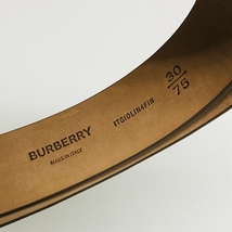 Burberry　バーバリー　レザーベルト付き　ポーチ　バッグ　ENVELOPE　75　LATTE　【中目黒b2】_画像4