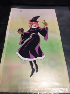  anime Mahou no Princess Minky Momo cell picture autograph .. background background poster as frame possible size background . little to peeled off trace equipped 