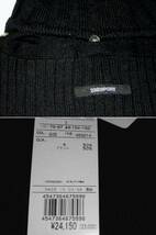 タグ付き・未使用◆23区／ボーダー柄3WAY長袖セーター24,150円黒_画像3