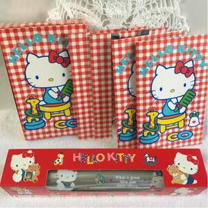  Sanrio retro * Kitty 2 point set * rare * old Logo 