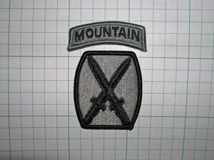 特価SALE！最後！レア物！U.S.Army ACU用・10th Mountain Division - ACU用 (Vanguard) 在庫限り