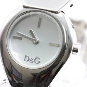 美品□Dolce&Gabbana D&G TIME WATCH ドルチェ＆ガッバーナ ドルガバ 腕時計 レディース ウォッチステンレス 白 管理1703の画像1
