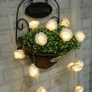  small ... bouquet * rose flower rose. LED light room lamp SNS.. interior antique warm white beige 