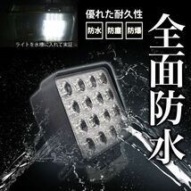 48W→80W出力引上げモデル 送料無料 5WLED打換え済作業灯 12V 24V 48V 60V 70V 80Vまで対応 フォークリフト 船舶 LED ワークライト 汎用_画像5