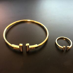 【数量限定】特注オーダー品 Tブレスレット Tリング