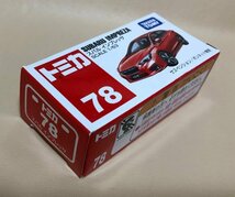 トミカ　スバル　インプレッサ　No.78　2017　ミニカー　TOMICA　同梱可　SUBARU IMPREZA (J18)_画像3