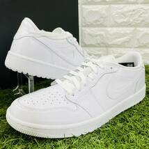 即決 ナイキ エアジョーダン 1 ロー NIKE AIR JORDAN 1 LOW GOLF AJ1 ゴルフシューズ 白 ホワイト 29.0cm 送料込み DD9315-101_画像2