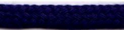 1080　ポリエステルひも　丸紐　小巻　青紫　太さ約6.5mm　長さ約40m