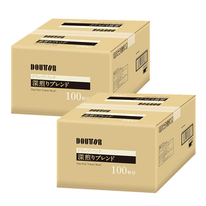 ドトール☆ドリップコーヒー☆深煎りブレンド　２００袋入(100袋×2ケース)　送料込み