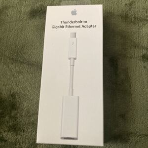 Thunderbolt to Gigabit Ethernet Adapterアップル Apple MD463ZM/A 未開封