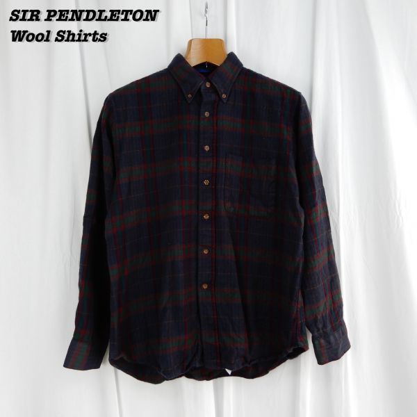 70s ペンドルトン ブラックウォッチ ボートシャツ[XL] PENDLETON 