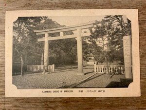 ■送料無料■ 神奈川県 鎌倉 宮 大塔の宮 鳥居 寺 神社 建物 建築物 絵葉書 古写真 写真 印刷物/くSIら/FF-2165