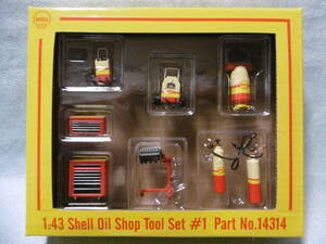 未開封新品 1/43 Shell Oil Shop Tool #1 Part No.14314