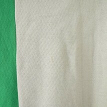 FILA ポロシャツ カラーブロック 白×グリーン UXL (t-291)_画像6