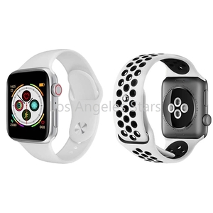 アップルウォッチ バンド apple watch band 2個セット 42mm 44mm series6 シリーズ6 ベルト 交換 送料無料 スポーツ シリコン 白 黒