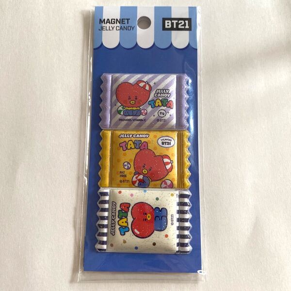 新品 未開封 公式グッズ BT21 マグネット ゼリーキャンディ TATA テテ テヒョン