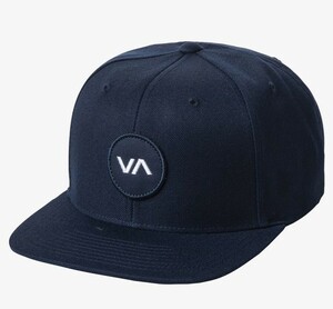 RVCA VA Patch Snapback Hat Cap New Navy cap 