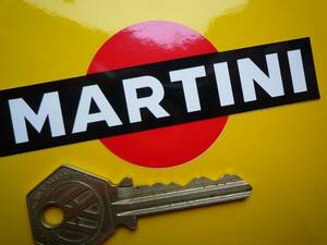 海外　限定品　送料込み Martini Sticker Decalマルティーニ カッティング ステッカーデカール バイク 2枚セット 95mm × 43mm　ステッカー