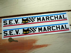 海外　限定品　送料込み SEV MARCHAL GT40 Sticker Decal セブ マーシャル カッティング ステッカー 380mm x 50mm 2枚セット　ステッカー