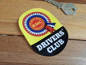 海外　限定品　送料込み 　BMC Drivers Club Window Sticker ウィンドウ ステッカー シール デカール 60mm x 85mm　　　ステッカー