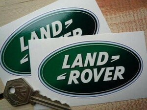 海外　限定品　送料込み 　ランドローバー Land Rover 150mm 2枚セット　ステッカー