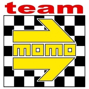 海外　限定品　送料込み 　モモデザイン チーム MOMO TEAM チェッカー 150mm　ステッカー