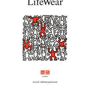 送料無料　裏表紙　キースヘリング　作品　LifeWear magazine　ユニクロ発行誌