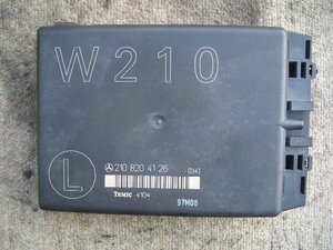 * Benz E320 W210 E Class 98 year 210065 left front power seat computer ( stock No:A06267) (5193)