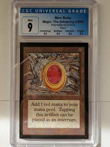 ●MTG● IE Mox Ruby(英語 CGC 9)