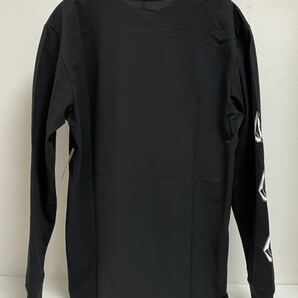 VOLCOM ボルコム AF632100BLK① メンズ Lサイズ ロングTシャツ ロンティー 長袖T ブラック色 ロゴ Logo ヴォルコム 新品 即決 送料無料の画像2