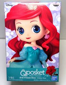 Qposket Disney Characters - Ariel Princess Dress - Glitter line フィギュア アリエル リトルマーメイド ディズニー
