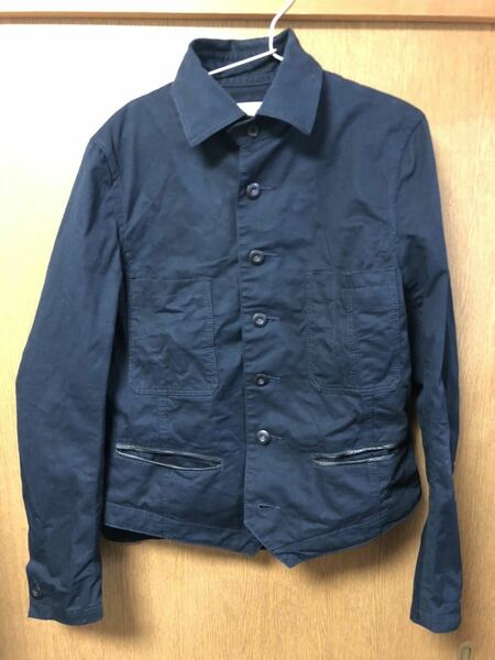 UNION WORKS ユニオンワークス シューリペア Soundman サウンドマン 別注 コットン ワークジャケット ネイビー 38 outil tender co cabourn