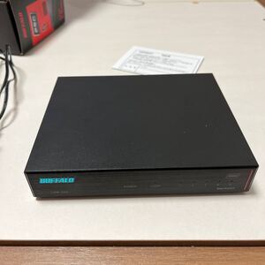 BUFFALO 2.5GbE対応 金属筐体 AC電源 5ポート ブラック スイッチングハブ LXW-2G5
