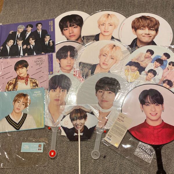 BTS テテ テヒョン うちわ セット 14点