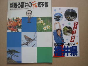 平成３年 福井県内３５市町村の地域づくり総集編『 頑張る福井の元気予報 』福井県 市町村課 週刊文春連載企画 福井県案内パンフレット付き